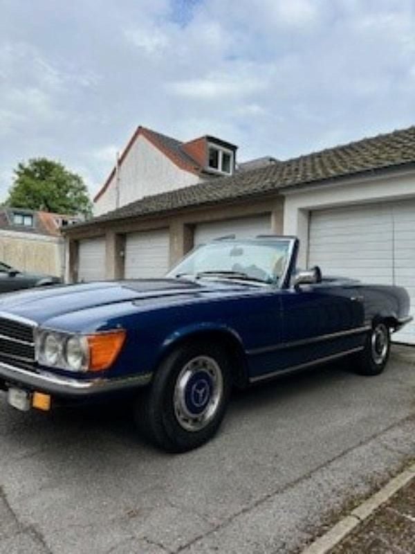 Blau Gebraucht 1975 Mercedes SL450 Cabrio | 22.150 € - Bild 1/4