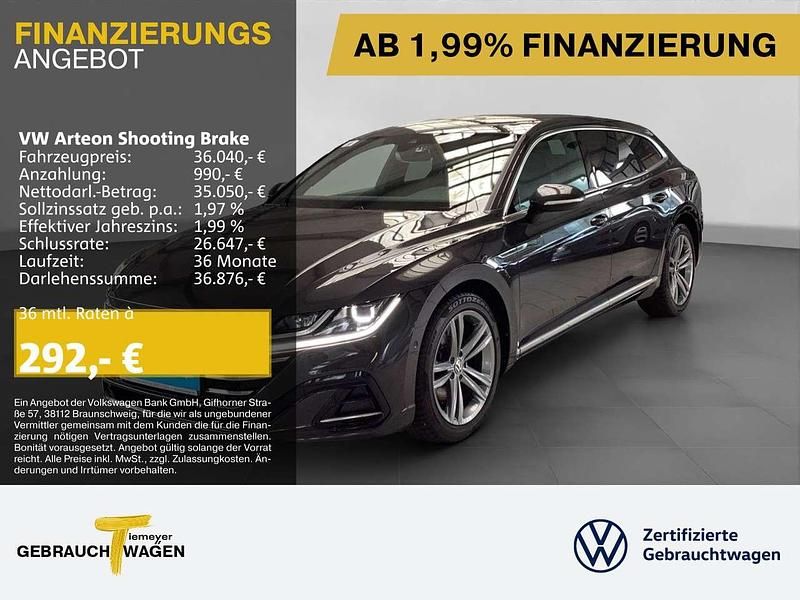 Grau Gebraucht 2023 VW Arteon R-line Kombi | 36.040 € (Guter Preis) - Bild 1/4