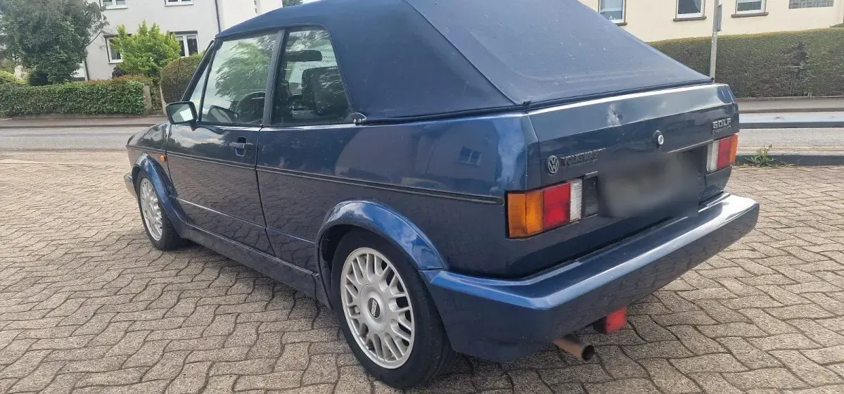 Gebraucht VW Golf Cabriolet 98 PS (72 kW) 1992 Blau Cabrio