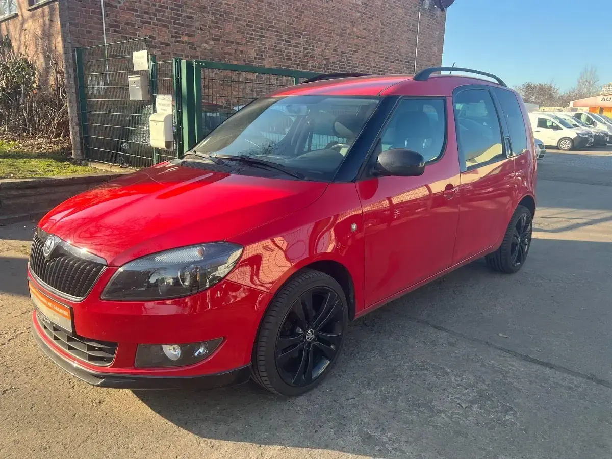 Gebraucht Skoda Roomster Noire 86 PS (63 kW) 2014 Rot Van / Kleinbus