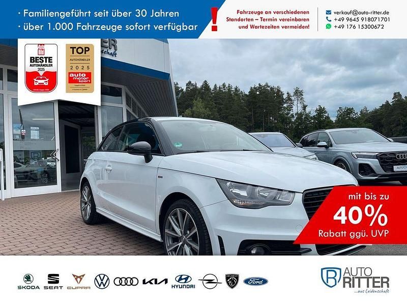 Gletscherweiß metallic (metallic) Gebraucht 2014 Audi A1 S-Line Limousine | 7.990 € - Bild 1/4