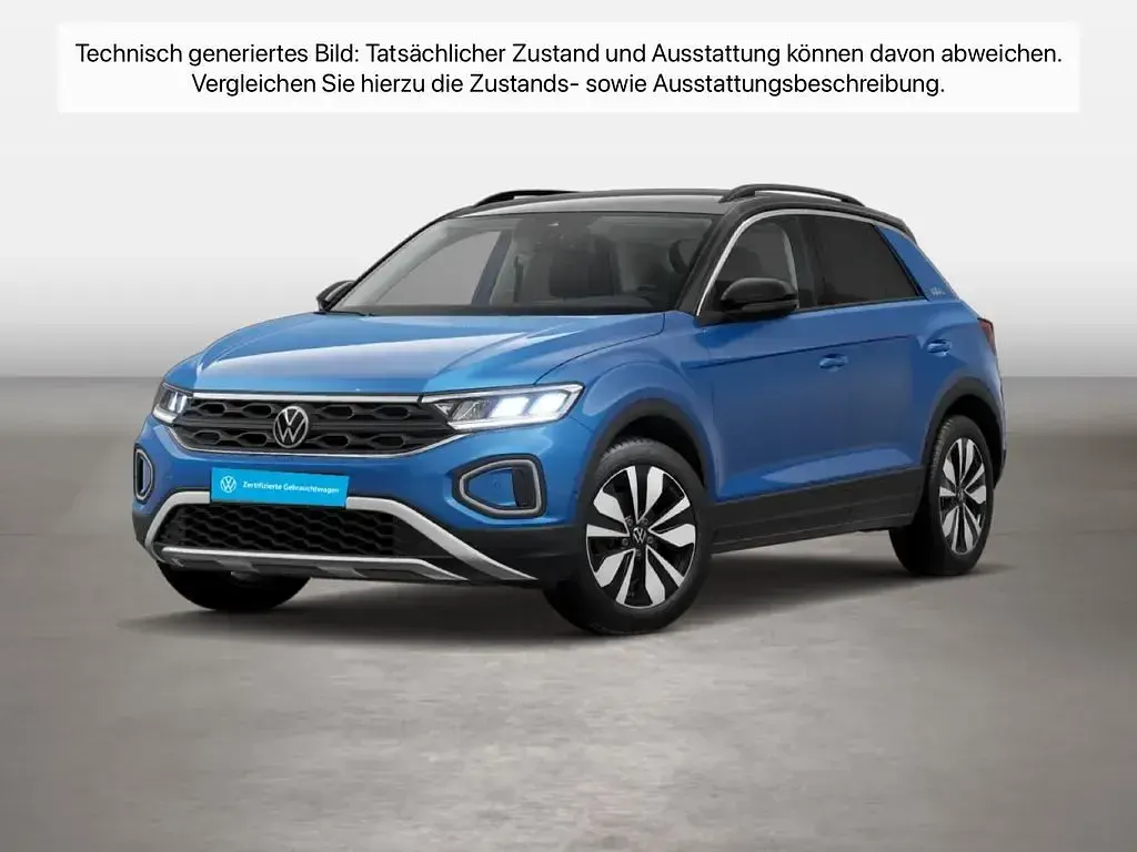 Gebraucht VW T-Roc Goal 116 PS (85 kW) 2025 Ravennablau SUV
