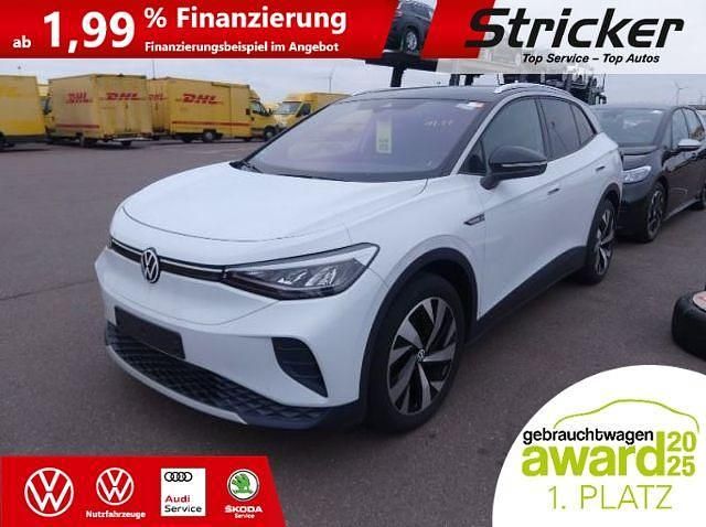Gebraucht VW ID.4 150 kW (204 PS) 2020 Gletscherweiß metallic schwarz (metallic) SUV