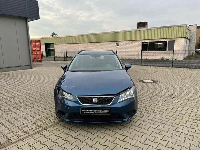 Usata Seat Leon ST Reference 63 CV (46 kW) 2015 Blu Station wagon