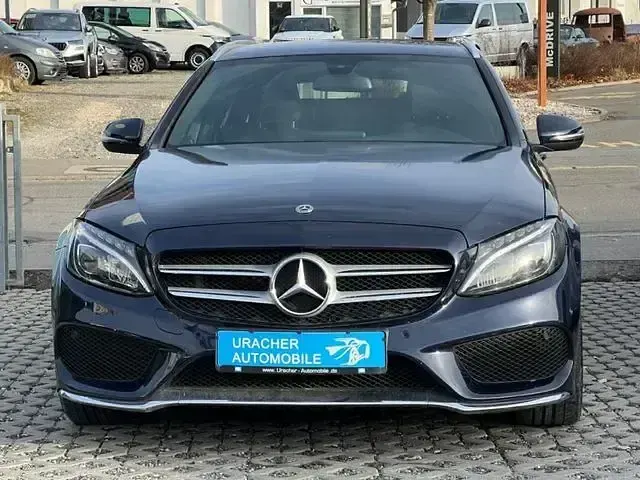 Gebraucht Mercedes C250 AMG line 211 PS (155 kW) 2017 Blau Kombi