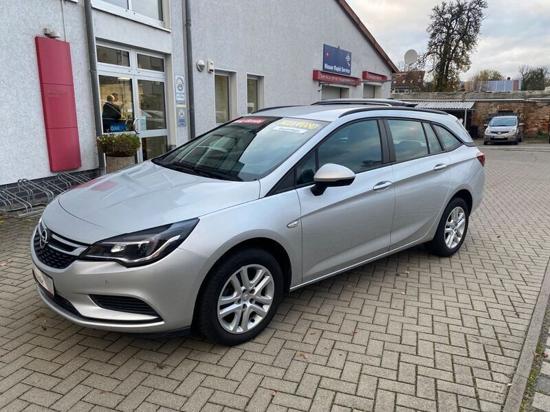 Silber Gebraucht 2019 Opel Astra Edition Kombi | 11.998 € (Fairer Preis) - Bild 1/4