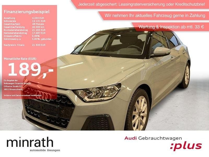 Grau Gebraucht 2025 Audi A1 Sportback Advanced Kleinwagen | 21.669 € (Superpreis) - Bild 1/4