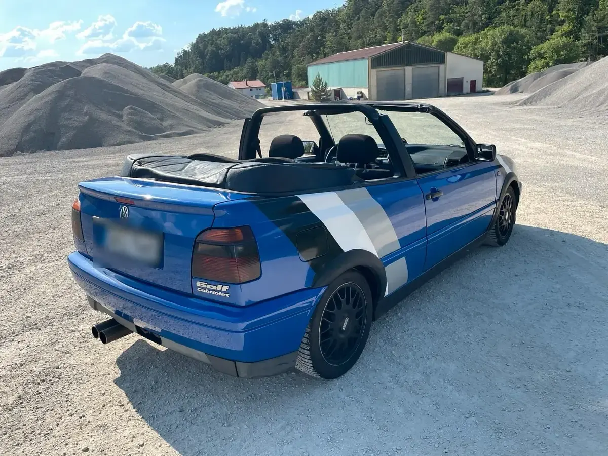 Gebraucht VW Golf Cabriolet 90 PS (66 kW) 1997 Blau Cabrio