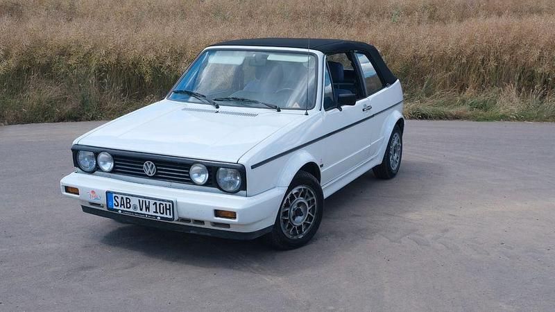 Weiß Gebraucht 1990 VW Golf Cabriolet Karmann Cabrio | 12.500 € - Bild 1/4
