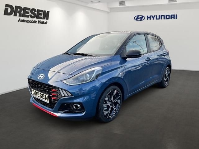 Blau Gebraucht 2024 Hyundai i10 N Line Kleinwagen | 21.650 € (Etwas zu teuer) - Bild 1/2