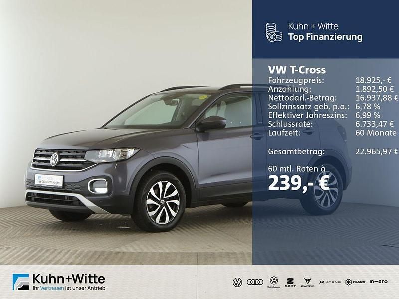 Grau Gebraucht 2022 VW T-Cross Active SUV | 18.925 € (Fairer Preis) - Bild 1/3