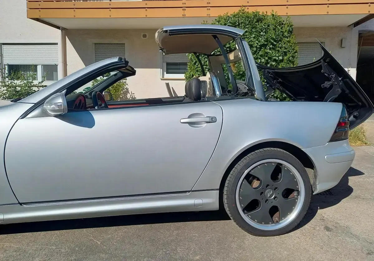 Gebraucht Mercedes SLK200 204 PS (150 kW) 2000 Silber Cabrio