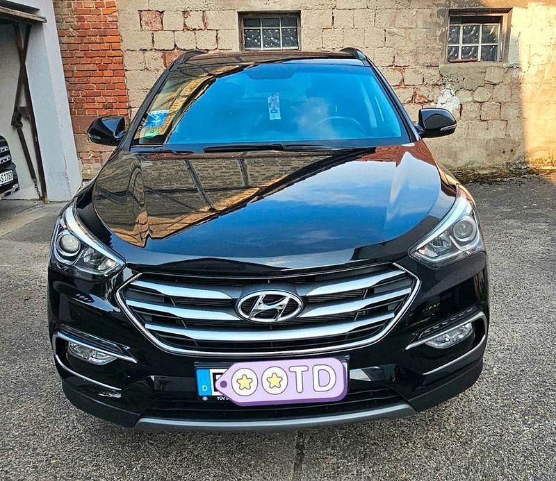 Schwarz Gebraucht 2017 Hyundai Santa Fe SUV | 12.000 € (Guter Preis) - Bild 1/4