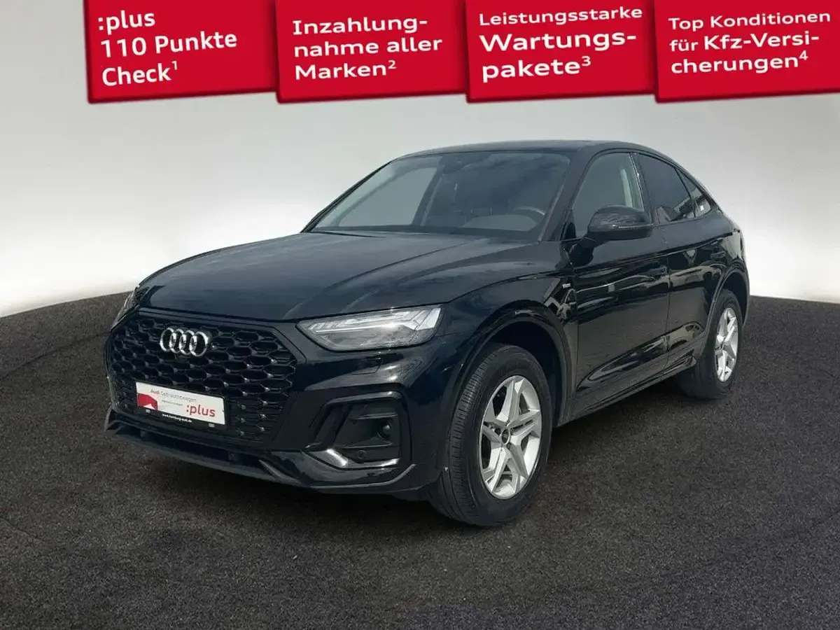 Gebraucht Audi Q5 S-Line 204 PS (150 kW) 2022 0e mythosschwarz metallic SUV
