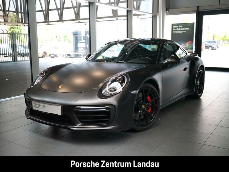 Tiefschwarzmetallic Gebraucht 2018 Porsche 911 Turbo Sport | 125.991 € (Etwas zu teuer) - Bild 1/4