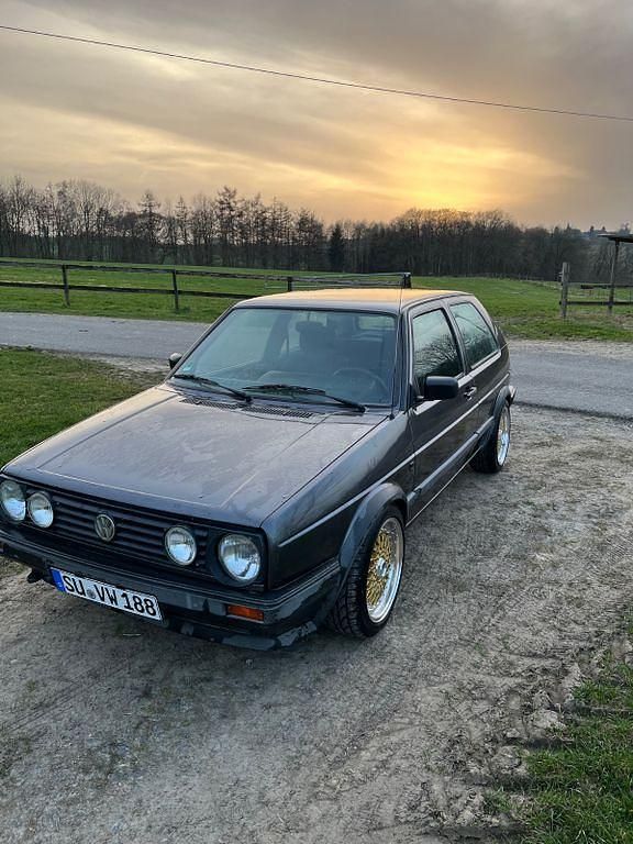 Gebraucht VW Golf II 69 PS (50 kW) 1990 Schwarz Kleinwagen