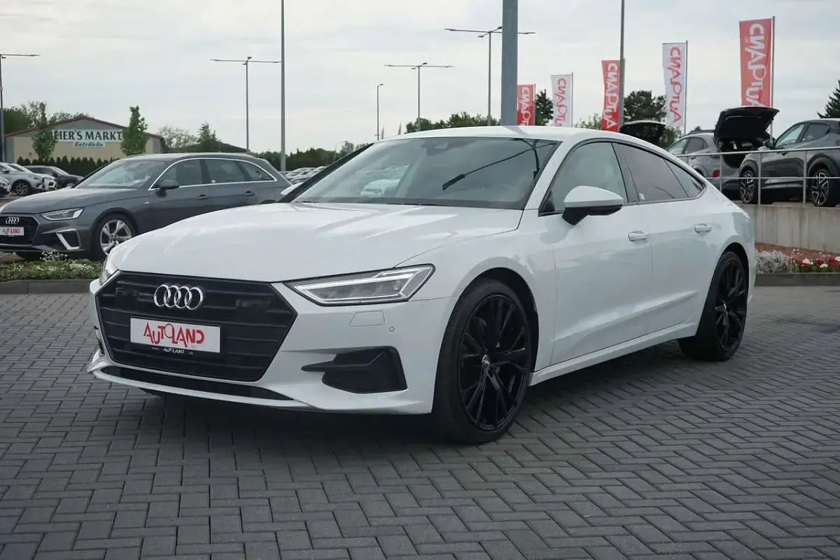 Gebraucht Audi A7 Sportback Ambiente 286 PS (210 kW) 2018 Gletscherweiß metallic (metallic) Kleinwagen