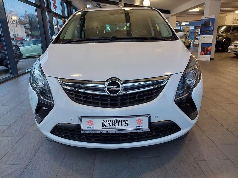 Gebraucht Opel Zafira Tourer Style 140 PS (102 kW) 2015 Schneeweiss/olympic/summit whi Van / Kleinbus