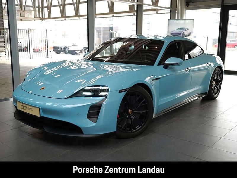 Blau Gebraucht 2022 Porsche Taycan GTS Limousine | 78.690 € (Guter Preis) - Bild 1/4