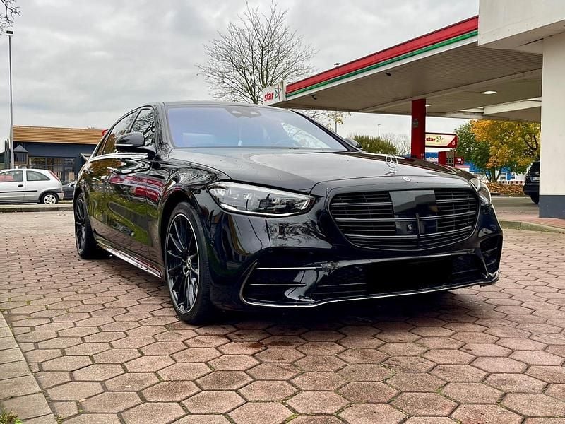 Schwarz Gebraucht 2023 Mercedes S500L AMG line Limousine | 79.999 € (Superpreis) - Bild 1/4