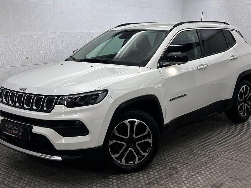 Alpine white Gebraucht 2022 Jeep Compass Limited SUV | 21.800 € (Superpreis) - Bild 1/4