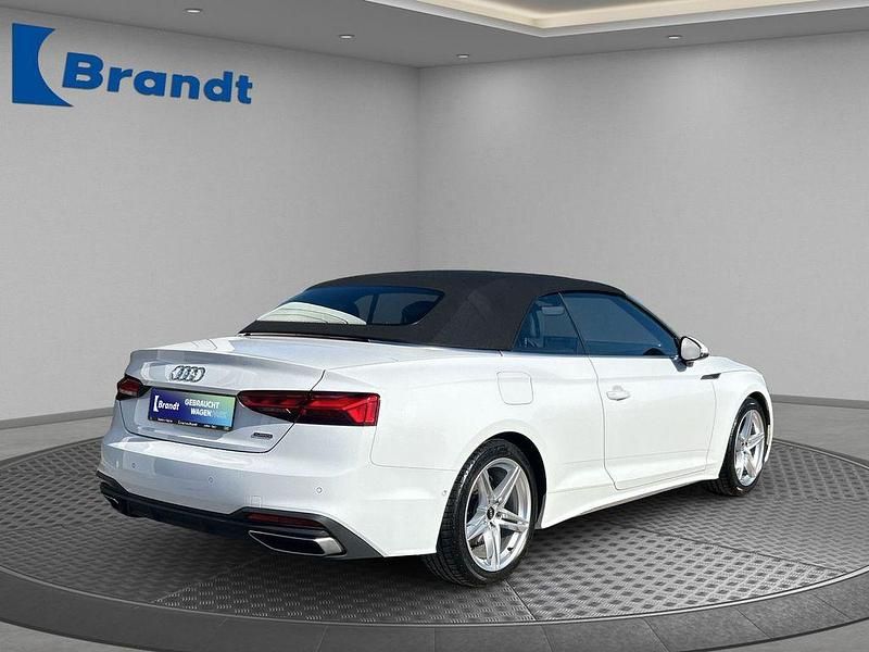 Gebraucht Audi A5 Cabriolet S-Line 204 PS (150 kW) 2024 Arkonaweiß, verdeck schwarz Cabrio