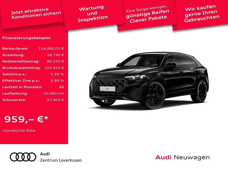 Schwarz Neu 2025 Audi Q8 Sport SUV | 114.980 € - Bild 1/4