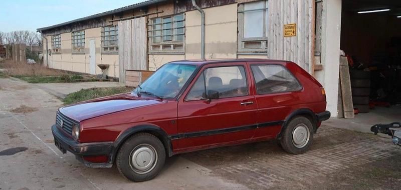 Gebraucht VW Golf II 1987 Rot Kleinwagen