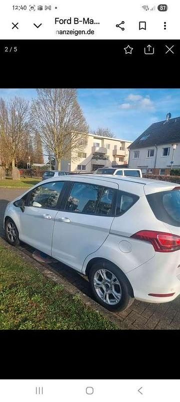 Gebraucht Ford B-MAX Trend 101 PS (74 kW) 2012 Weiß Van / Kleinbus