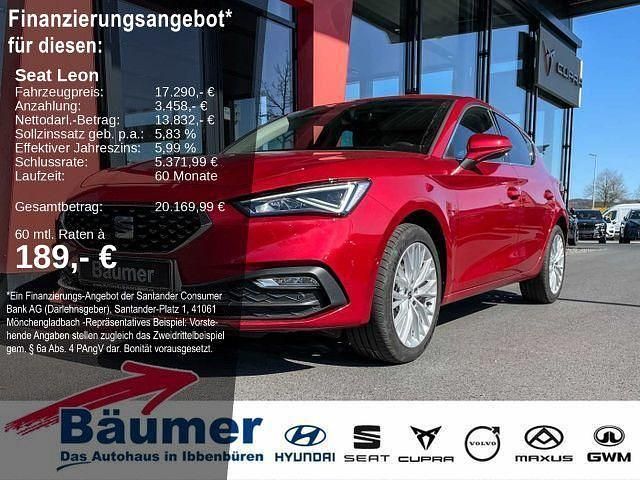 Rot Gebraucht 2020 Seat Leon XCELLENCE Limousine | 17.290 € (Guter Preis) - Bild 1/4