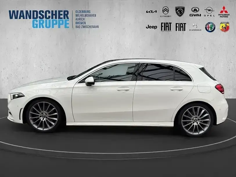Gebraucht Mercedes A220 AMG line 190 PS (139 kW) 2019 Weißschwarz Kleinwagen