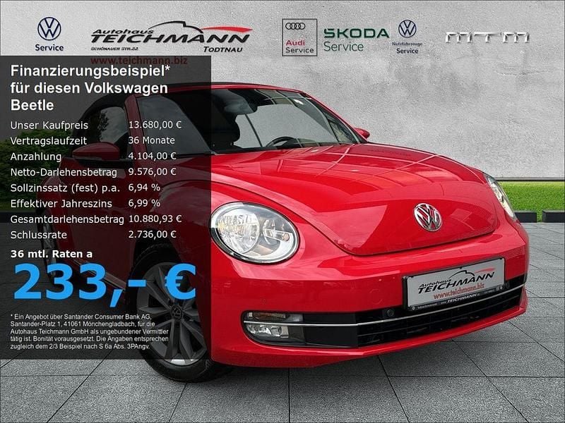 Gebraucht VW Beetle Cabriolet Design 105 PS (77 kW) 2013 Rot Cabrio