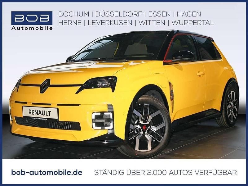 Pop yellow + dach black pearl Gebraucht 2024 Renault R5 Iconic Kleinwagen | 31.110 € (Fairer Preis) - Bild 1/3