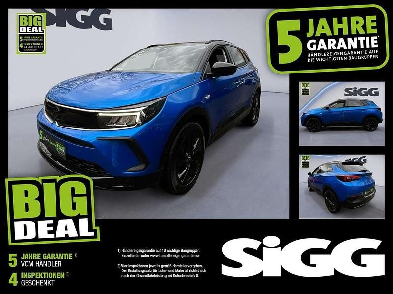 Kobalt blau (metallic) Gebraucht 2022 Opel Grandland X GS Line SUV | 23.580 € (Fairer Preis) - Bild 1/4
