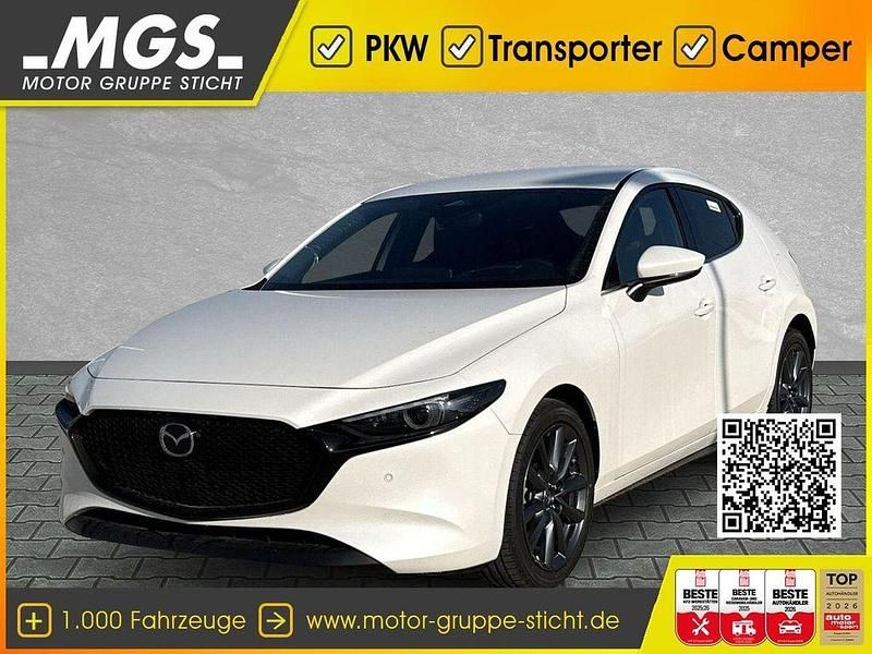 Neu Mazda 3 Center-Line 140 PS (102 kW) 2026 Snowflake white Limousine