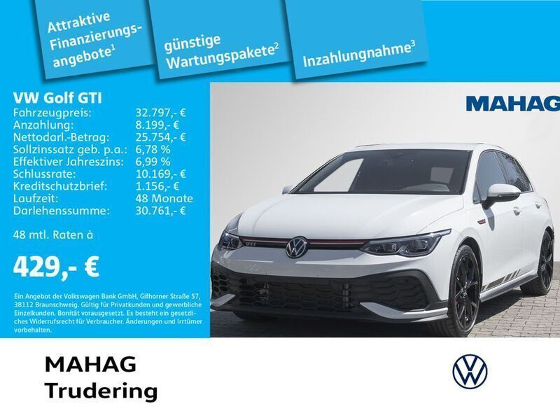 Weiß Gebraucht 2023 VW Golf VIII GTI Clubsport Kleinwagen | 32.398 € (Superpreis) - Bild 1/1