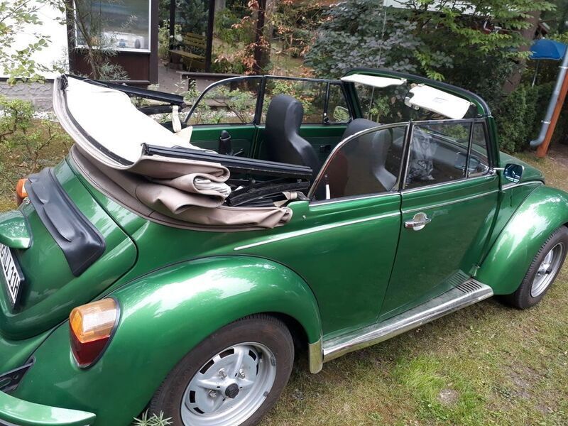 Grün Gebraucht 1973 VW Käfer Cabrio | 19.900 € - Bild 1/3