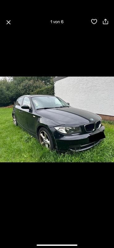 Gebraucht BMW 116 122 PS (89 kW) 2009 Schwarz Kleinwagen