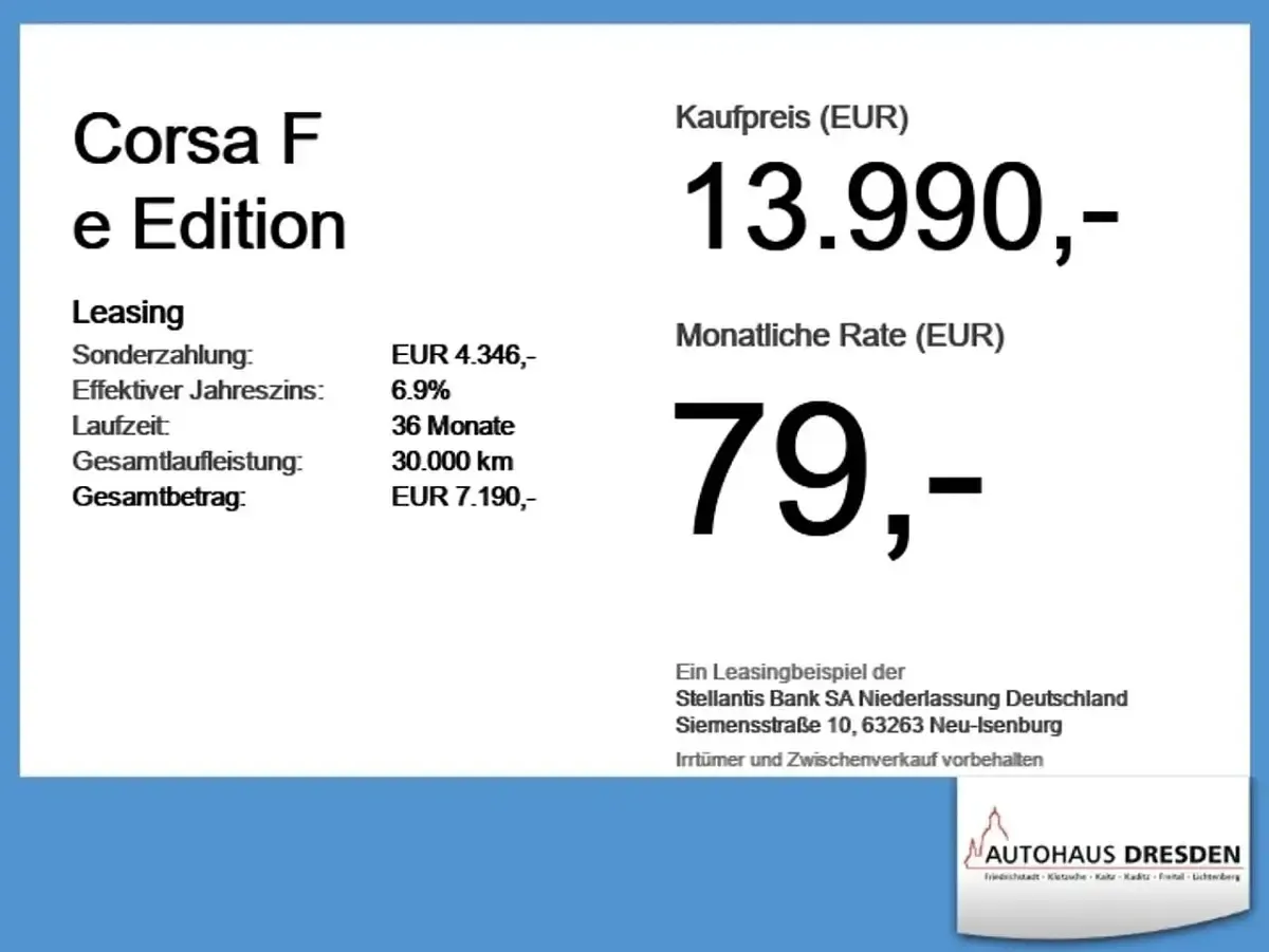 Usado Opel Corsa-e Edition 100 kW (136 HP) 2022 Laranja Citadino