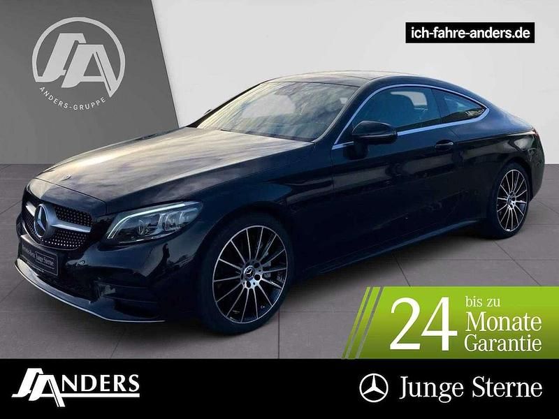 Obsidianschwarz Gebraucht 2022 Mercedes C300 AMG Coupé | 40.874 € (Fairer Preis) - Bild 1/3