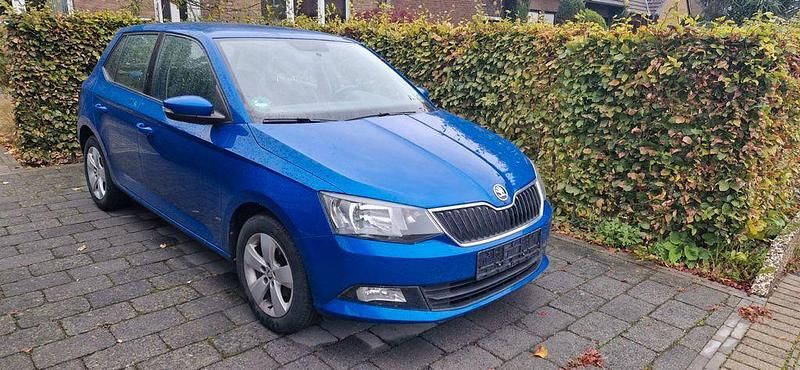 Blau Gebraucht 2018 Skoda Fabia Ambition Kleinwagen | 12.290 € (Fairer Preis) - Bild 1/2