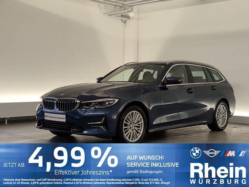 Blau Gebraucht 2022 BMW 320 Luxury Line Kombi | 28.980 € (Guter Preis) - Bild 1/4