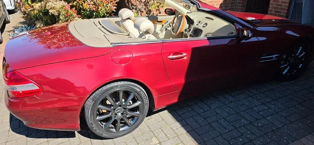Gebraucht Mercedes SL500 387 PS (284 kW) 2007 Rot Cabrio