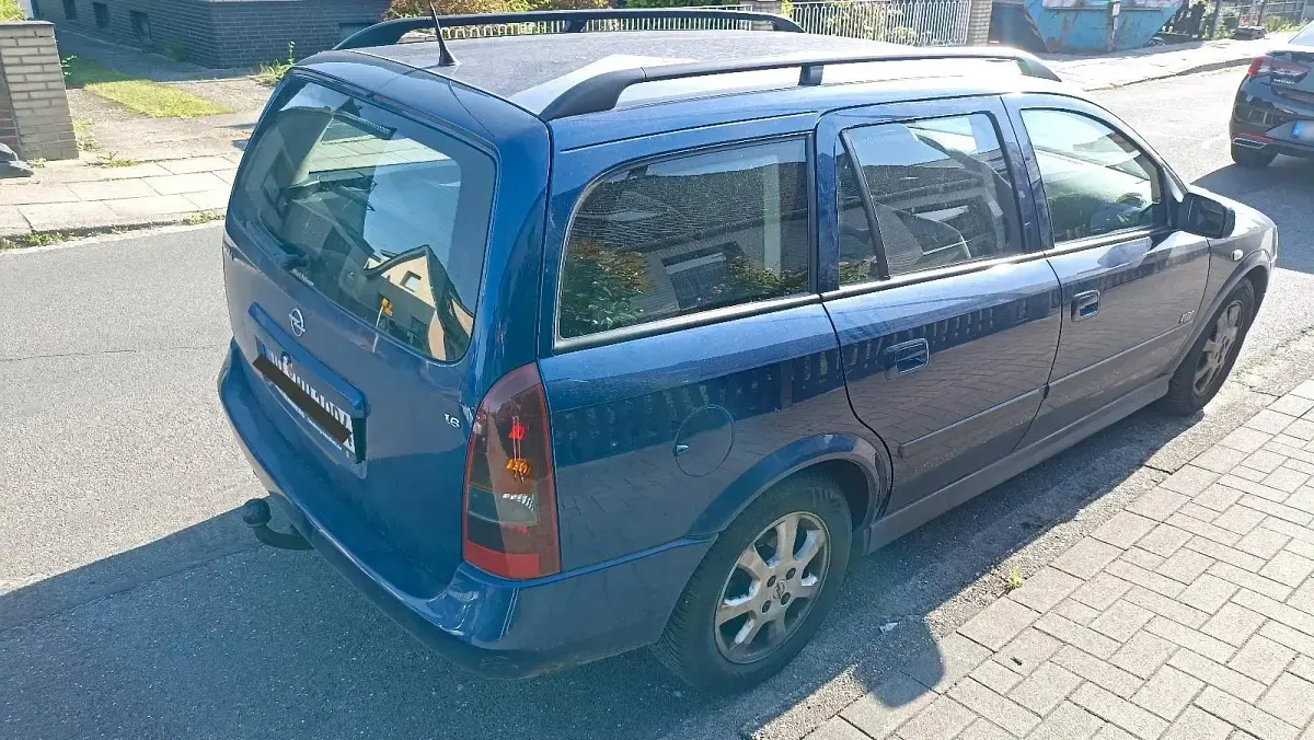 Gebraucht Opel Astra Njoy 100 PS (73 kW) 2003 Blau Kombi