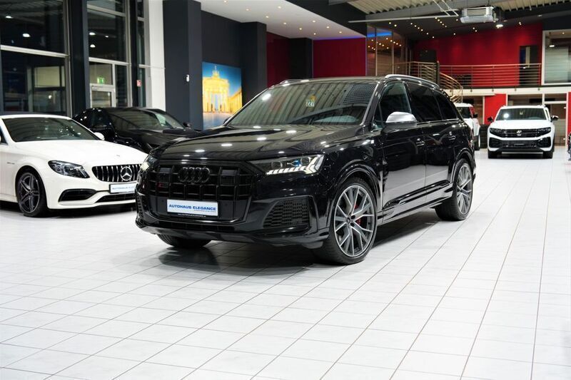 Orcaschwarz metallic Gebraucht 2021 Audi SQ7 Sport SUV | 68.780 € (Superpreis) - Bild 1/4