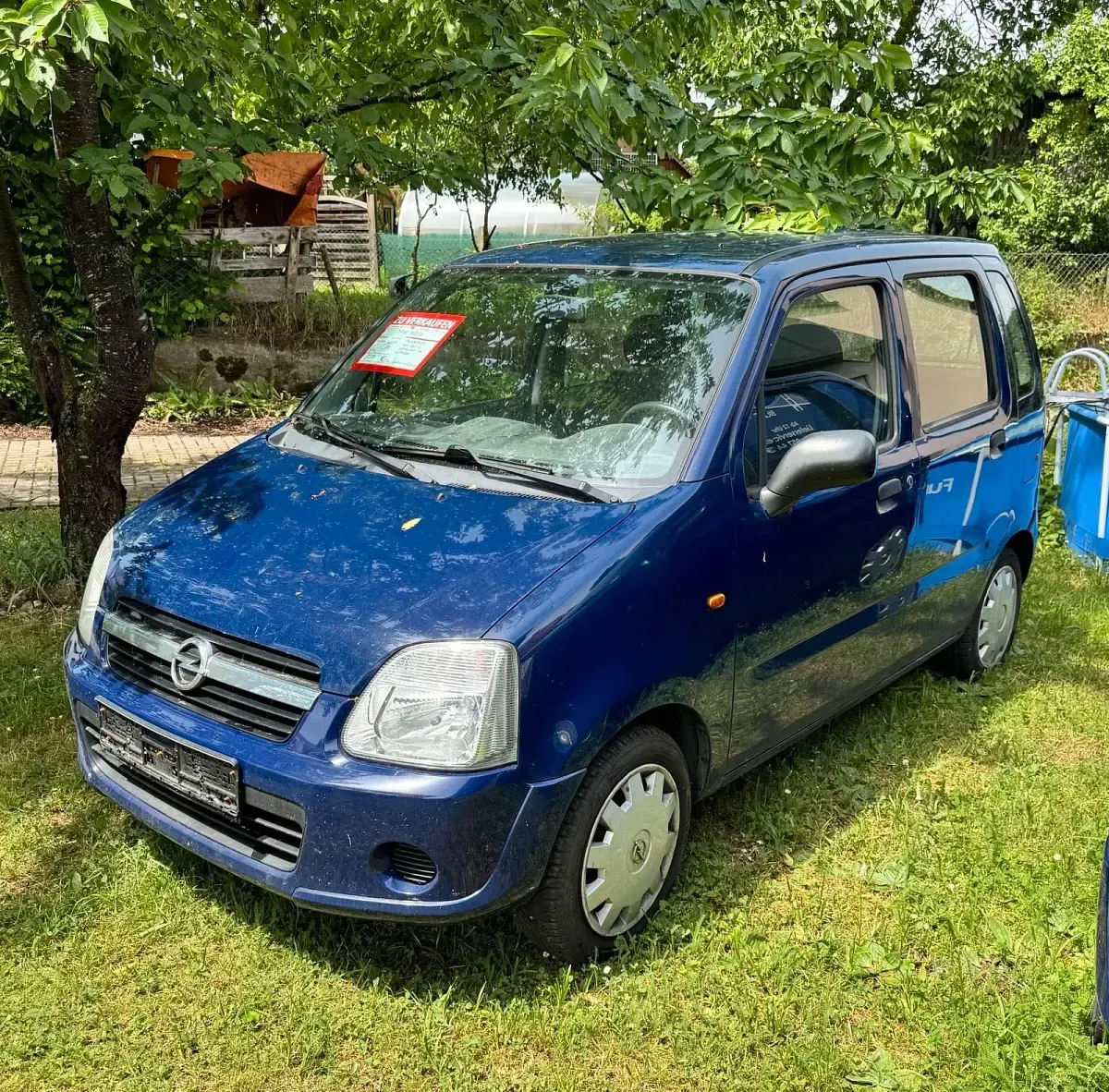 Gebraucht Opel Agila 60 PS (44 kW) 2004 Blau Van / Kleinbus