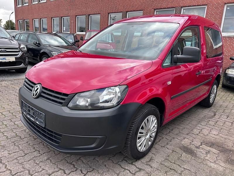 Second-hand VW Caddy Startline 86 CP (63 kW) 2014 Roșu Monovolum