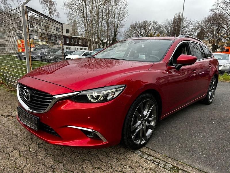 Rot Gebraucht 2016 Mazda 6 Sports-Line Kombi | 8.890 € (Guter Preis) - Bild 1/4