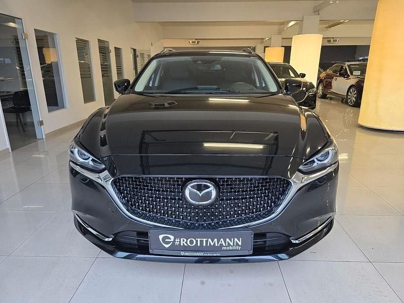 Schwarz Gebraucht 2024 Mazda 6 Exclusive-Line Kombi | 25.590 € (Superpreis) - Bild 1/4