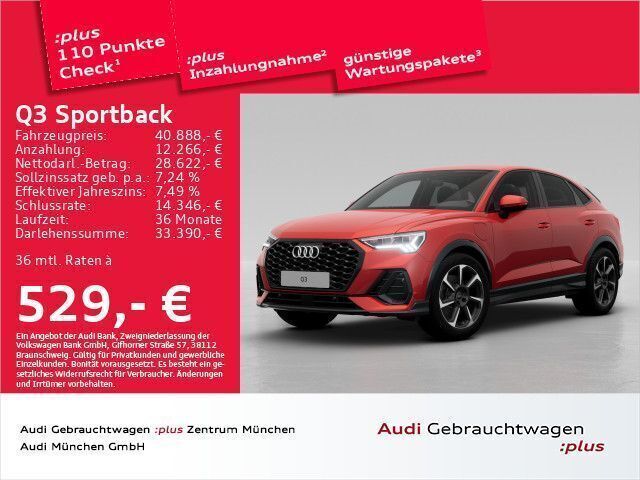Progressivrot metallic Gebraucht 2023 Audi Q3 Sportback Ambiente SUV | 41.478 € (Fairer Preis) - Bild 1/2
